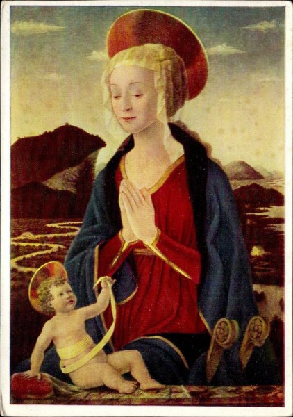 B.Alessio: Madonna ( Paris Louvre) Vorderseite