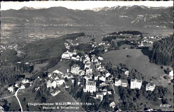 Walzenhausen, Fliegeraufnahme Vorderseite