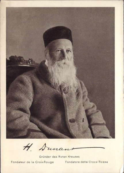 Henri Dunant, Gründer des Roten Kreuzes