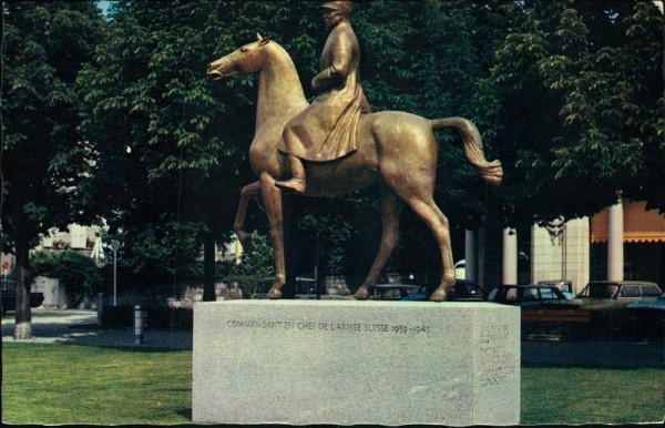 Ouchy, Monument Général Guisan Vorderseite