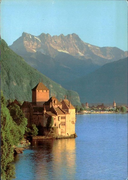 Schloss Chillon/Château de Chillon Vorderseite