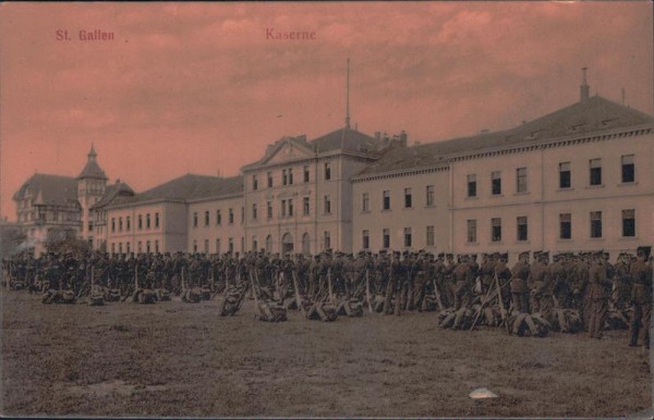 St. Gallen, Kaserne Vorderseite