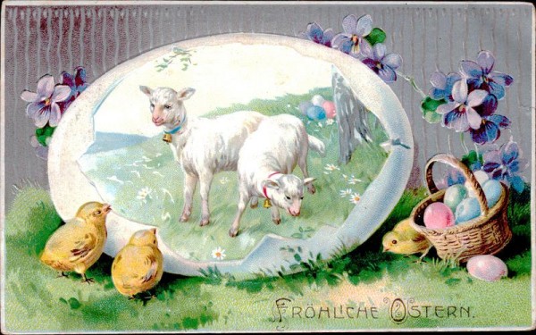 Fröhliche Ostern Vorderseite