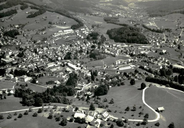 Wald ZH, Flugaufnahme Vorderseite