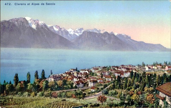 Clarens et Alpes de Savoie Vorderseite