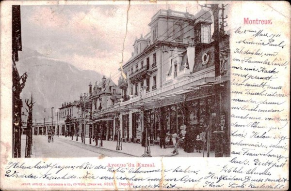 Montreux, Avenue du Kursal Vorderseite