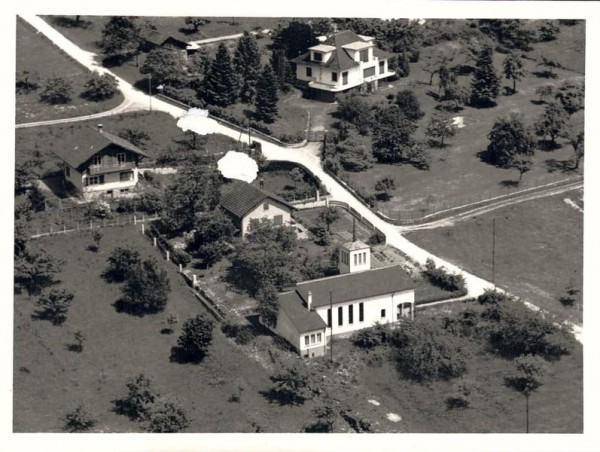 1867 Ollon VD, Route de la Distillerie 20, Paroisse d'Ollon -Katholische Kirche Vorderseite