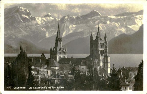 La Cathédrale et les Alpes (Lausanne) Vorderseite