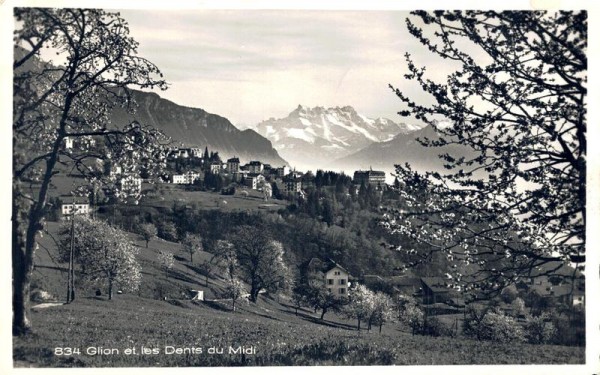 Glion et les Dents du Midi Vorderseite