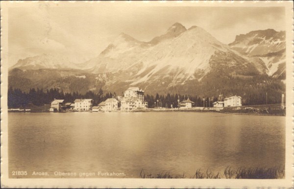 Arosa - Obersee gegen Furkahorn. 1915