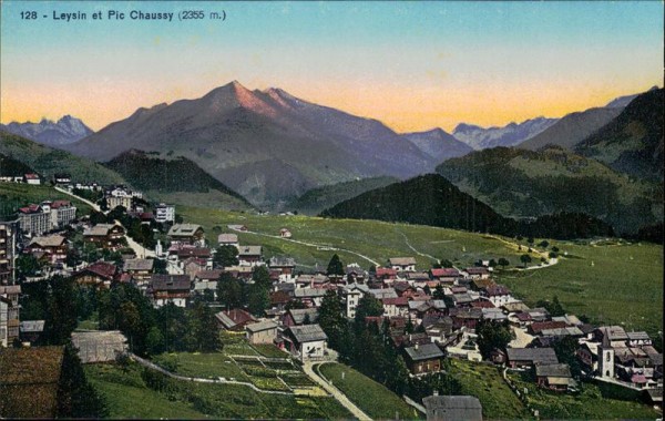 Leysin et Pic Chaussy (2355 m) Vorderseite