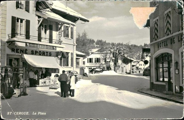 St. Cergue - La Place Vorderseite