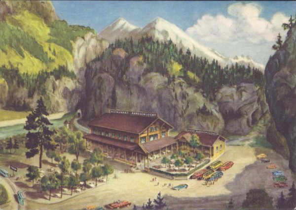 Meiringen, Restaurant Aareschlucht Vorderseite