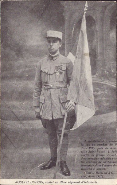 Joseph Dupuis, Soldat