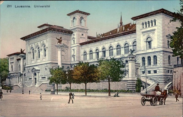 Lausanne. Université Vorderseite