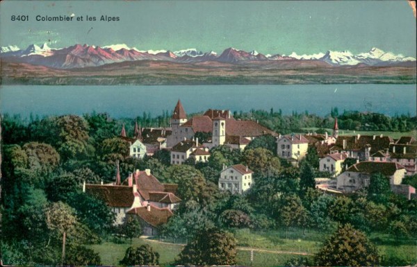 Colombier et les Alpes Vorderseite