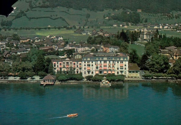 Hotel Waldstätterhof, Brunnen  -  Flugaufnahmen Vorderseite