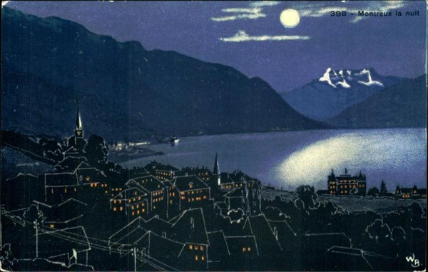 Montreux la nuit Vorderseite