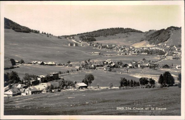 Ste Croix et la Sagne Vorderseite