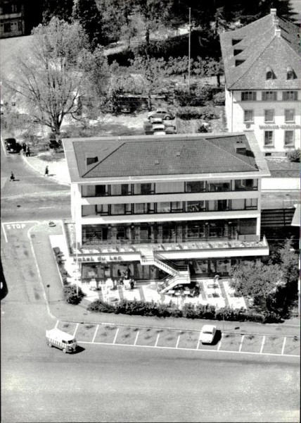 Wädenswil, Hotel du Lac, Flugaufnahme Vorderseite