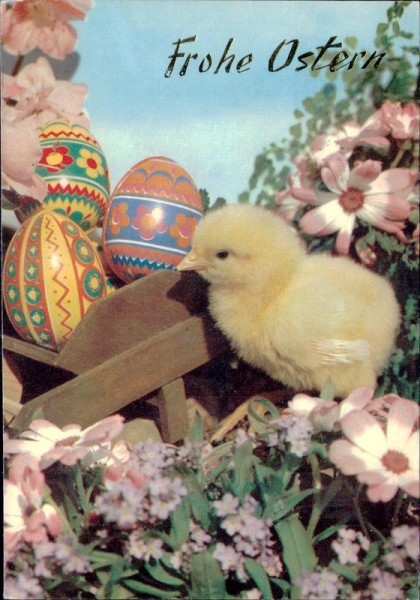 Frohe Ostern Vorderseite