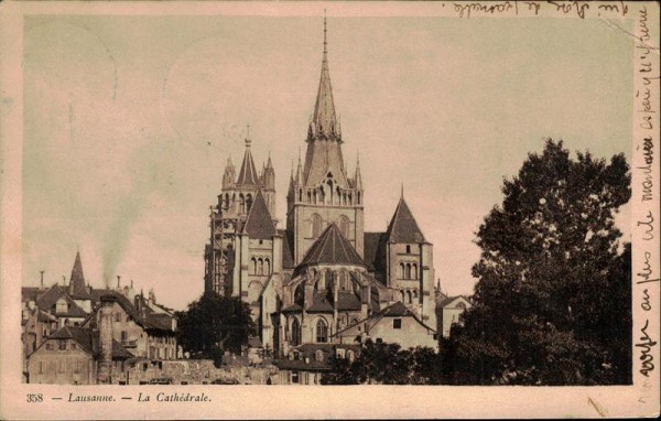 Lausanne - La Cathédrale Vorderseite