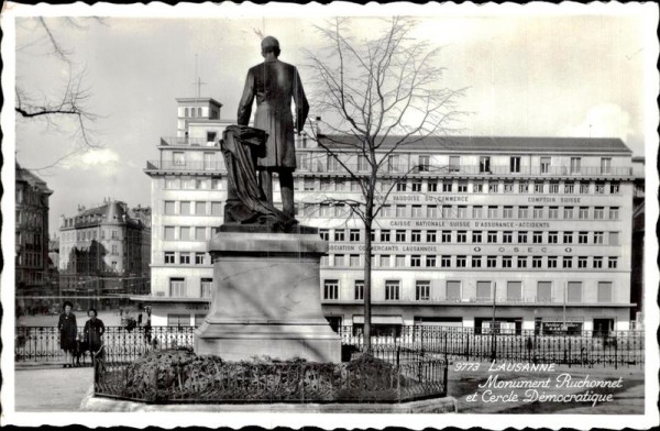 Lausanne, Monument Ruchonnet Vorderseite