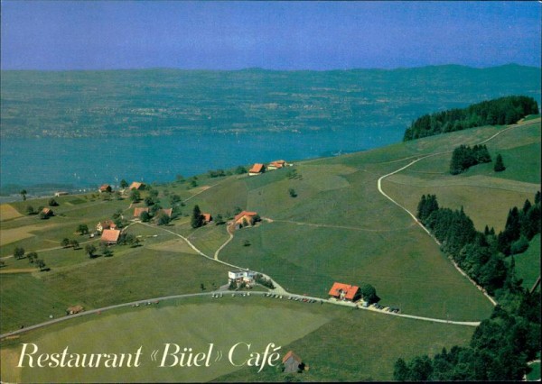 Feusisberg, Restaurant Büel, Flugaufnahme Vorderseite