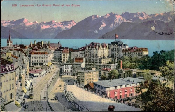 Lausanne, le grand pont Vorderseite