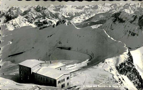 Hôtel des Rochers de Naye Vorderseite