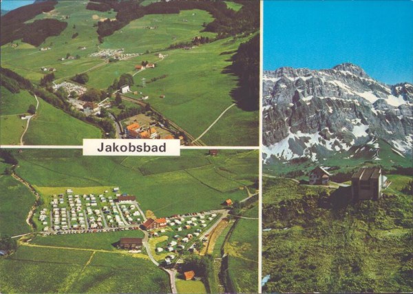 Jakobsbad,  Flugaufnahme Vorderseite