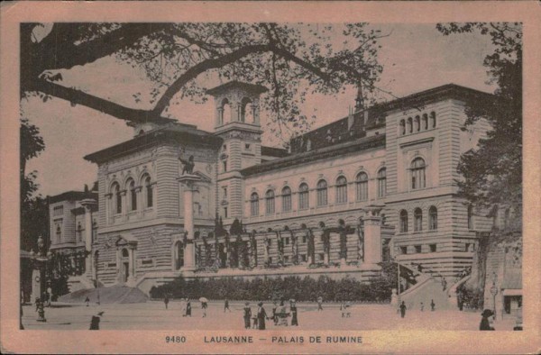 Lausanne - Palais de Rumine Vorderseite