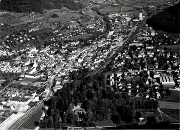 Sissach,  Flugaufnahme Vorderseite