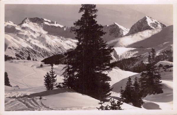 Arosa Prätschalp mit Strelakette 2800m