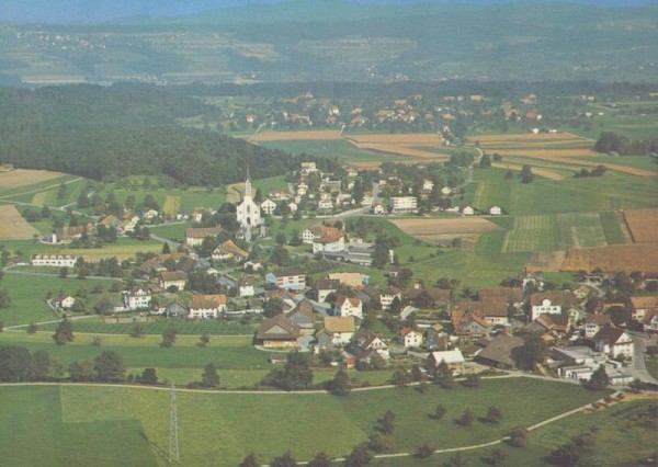 Bünzen AG  -  Flugaufnahmen Vorderseite