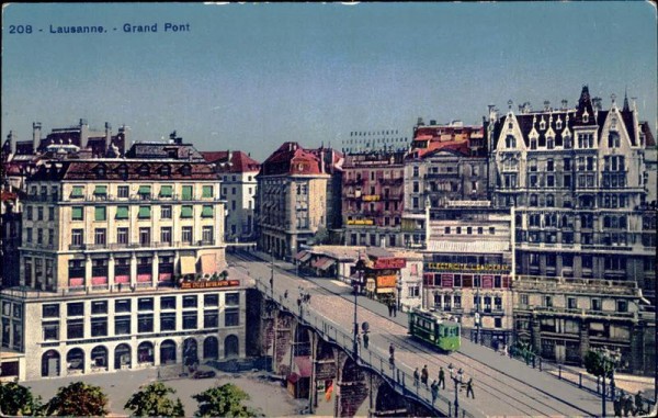 Lausanne - Grand Pont Vorderseite