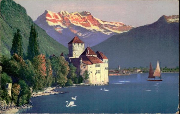 Montreux, Chateaux de Chillon Vorderseite