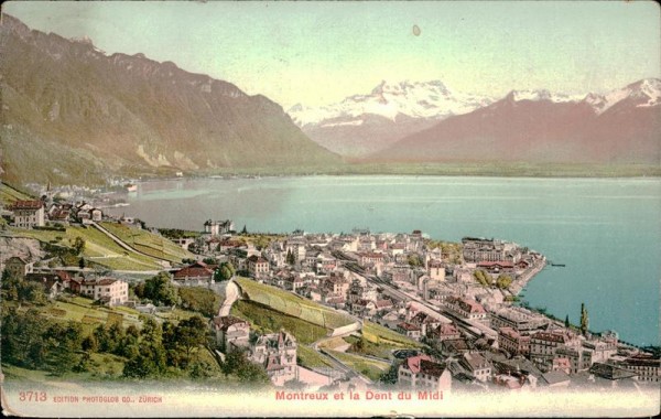 Montreux et la Dent du Midi Vorderseite