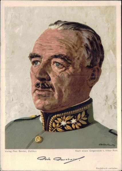 Henri Guisan, General Vorderseite