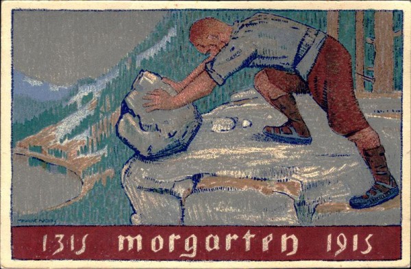 Morgarten 1915 Vorderseite