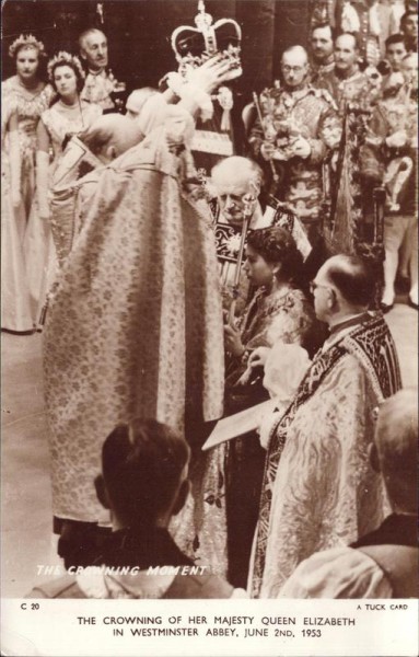 Queen Elisabeth, Crowning 1953 Vorderseite