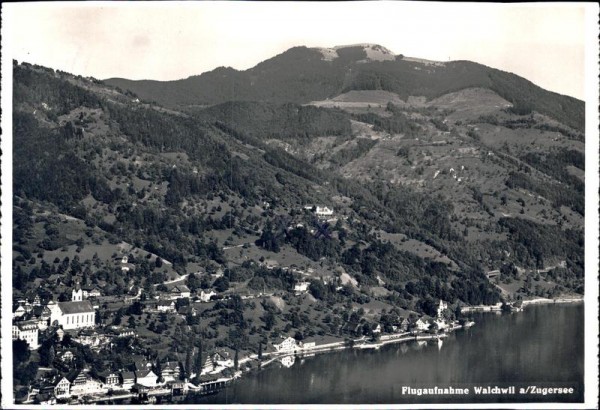 Walchwil, Flugaufnahme Vorderseite