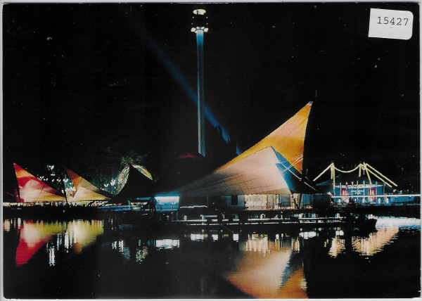 Lausanne EXPO 1964 la nuit