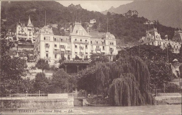 Territet - Grand Hotel. Vorderseite