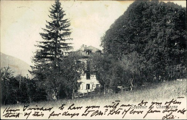 Souvenir de Champagne Vorderseite