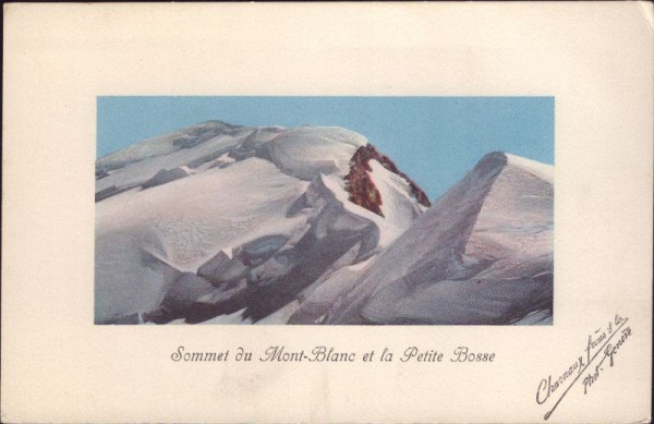 Sommet du Mont-Blanc et la Petite Bosse