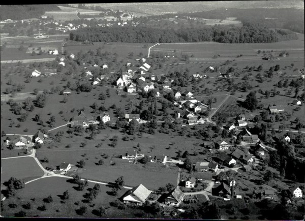 Oberwil,  Flugaufnahme Vorderseite