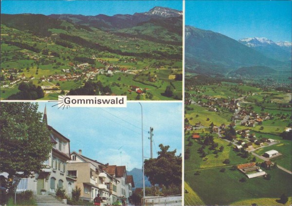 Gommiswald,  Flugaufnahme Vorderseite