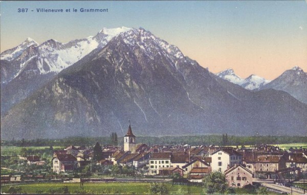 Villeneuve et le Grammont (2172 m) Vorderseite