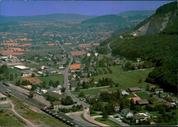 Siggenthal Station, Flugaufnahme Vorderseite